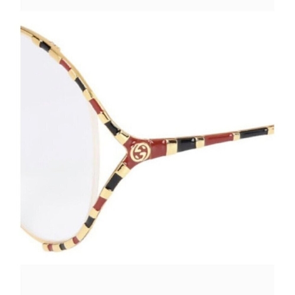 GUCCI Demo Round Ladies Eyeglasses GG0596OA 003 58 - Picture 8 of 12